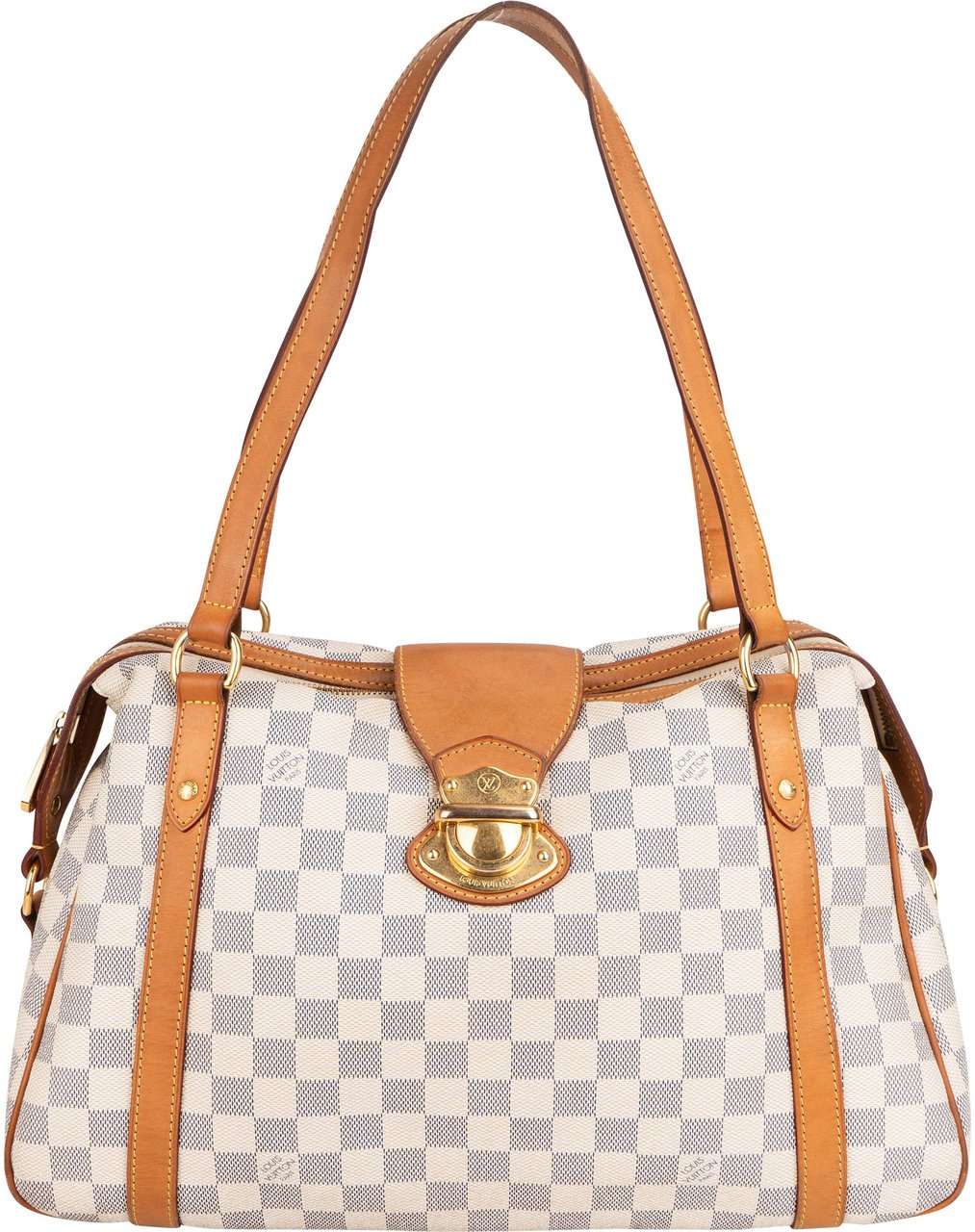 Louis Vuitton Louis Vuitton Damier Azur Monogram Stresa PM Shoulder Bag Wit