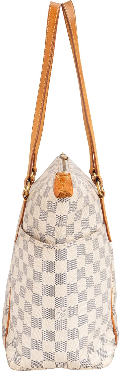 Louis Vuitton Louis Vuitton Damier Azur Monogram Totally GM Shoulder Bag Wit