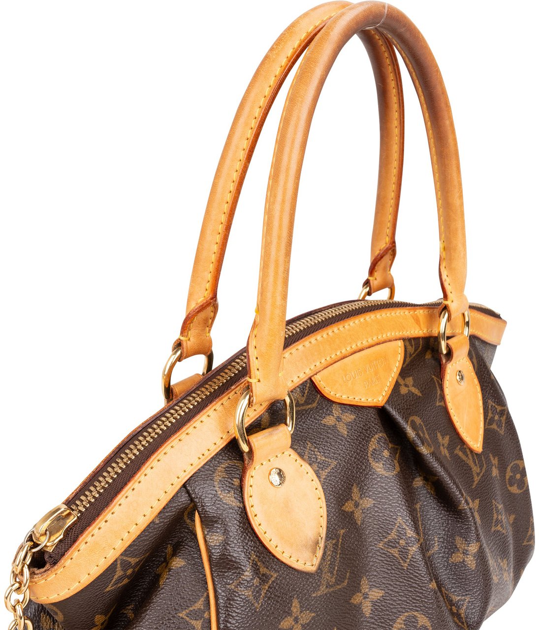 Louis Vuitton Louis Vuitton Canvas Monogram Tivoli PM Handbag Bruin