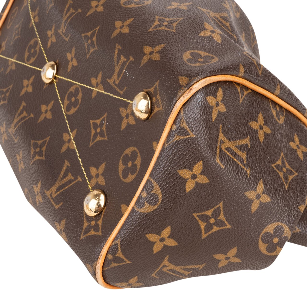 Louis Vuitton Louis Vuitton Canvas Monogram Tivoli PM Handbag Bruin