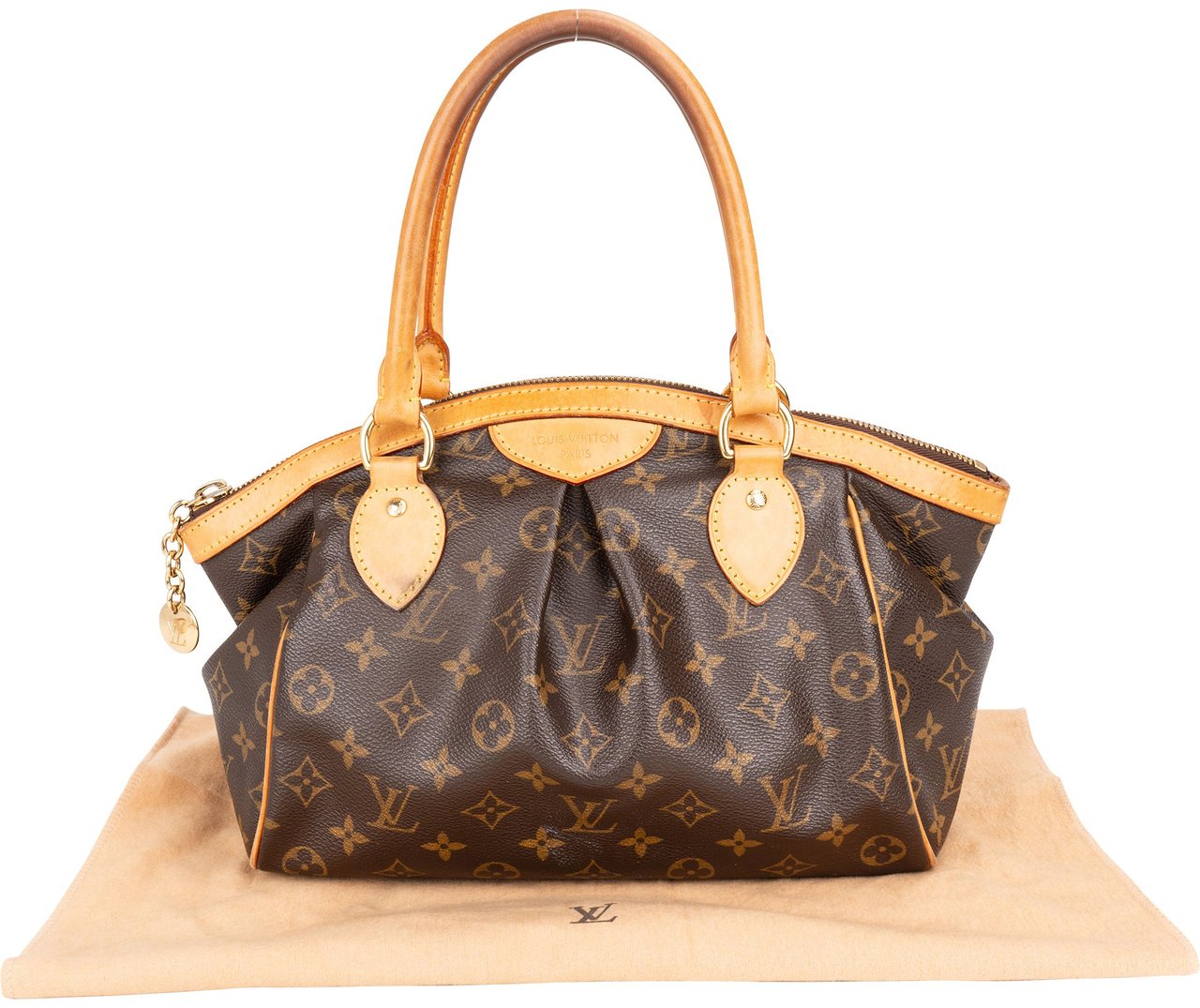 Louis Vuitton Louis Vuitton Canvas Monogram Tivoli PM Handbag Bruin