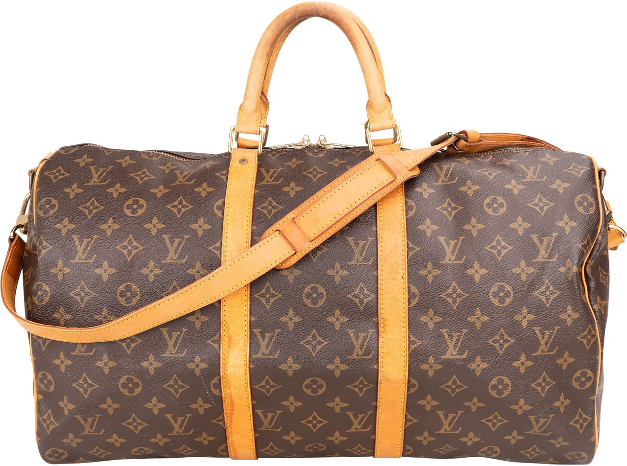 Louis Vuitton Louis Vuitton Canvas Monogram Keepall 50 Bandouliere Bruin