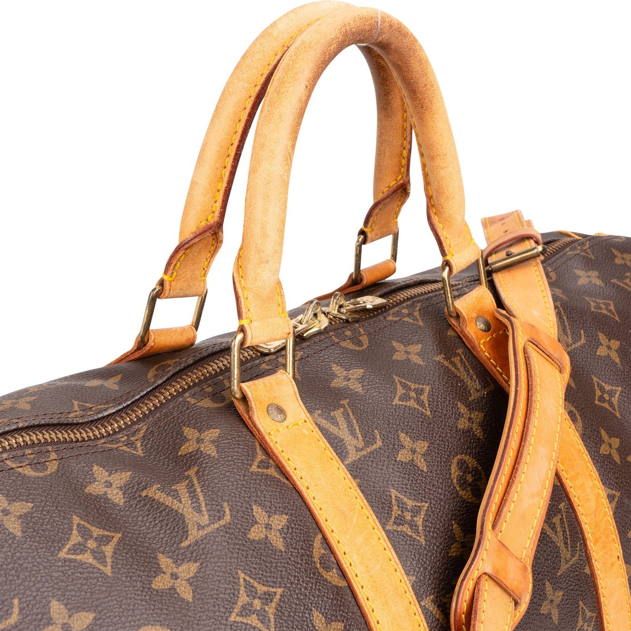 Louis Vuitton Louis Vuitton Canvas Monogram Keepall 50 Bandouliere Bruin