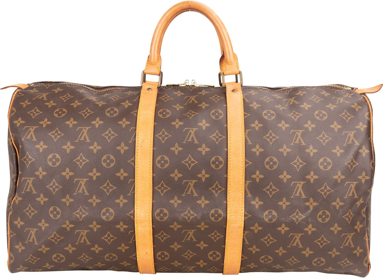 Louis Vuitton Louis Vuitton Canvas Monogram Keepall 55 Bruin
