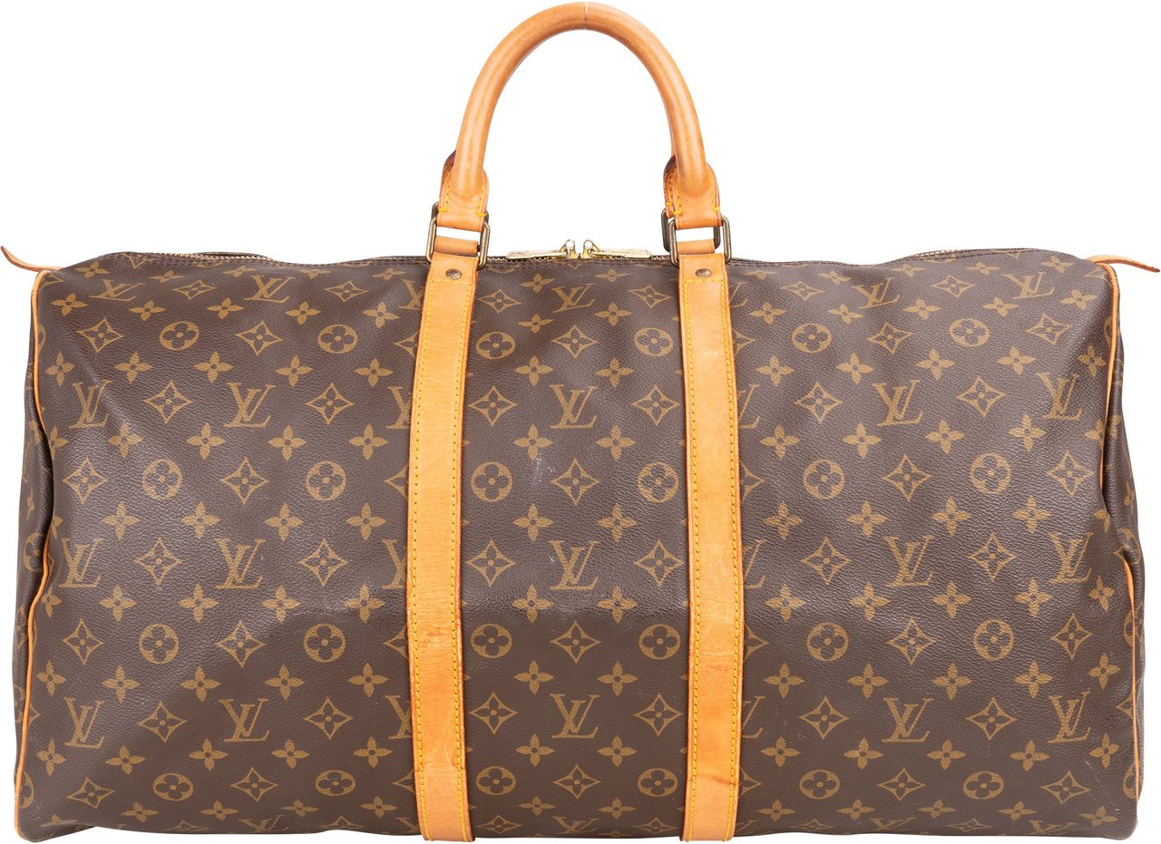 Louis Vuitton Louis Vuitton Canvas Monogram Keepall 55 Bruin