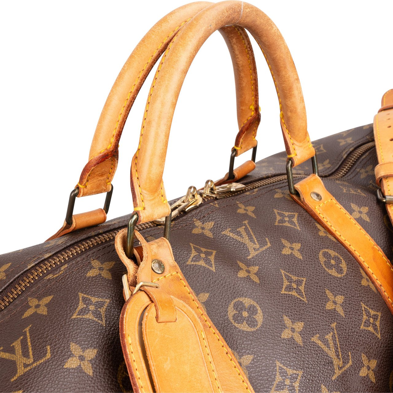 Louis Vuitton Louis Vuitton Canvas Monogram Keepall 60 Bandouliere Bruin