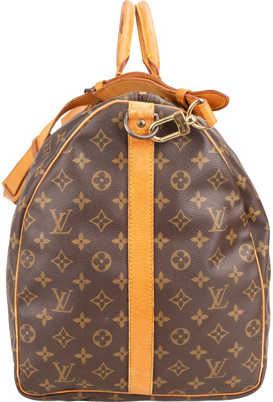 Louis Vuitton Louis Vuitton Canvas Monogram Keepall 60 Bandouliere Bruin