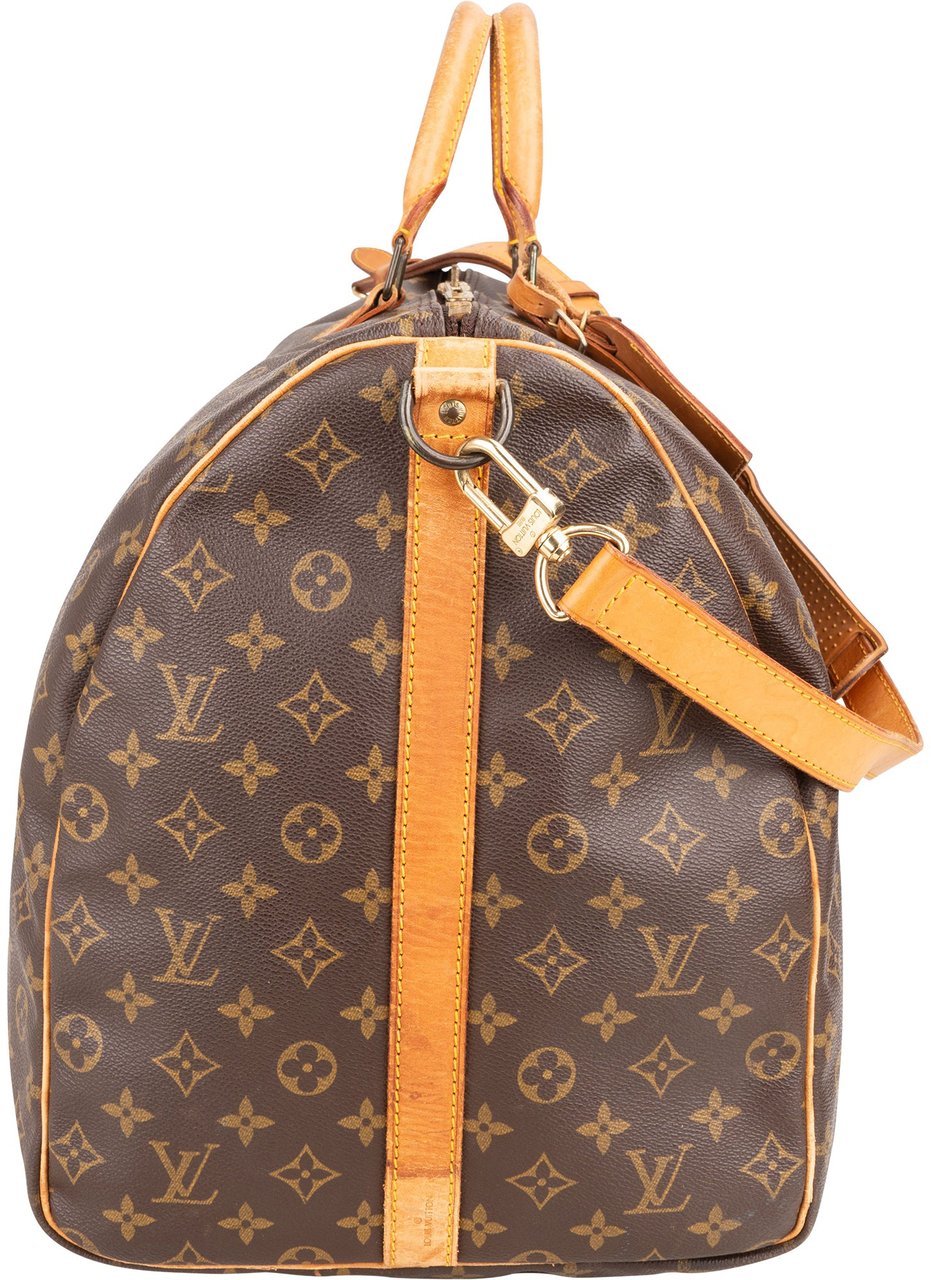 Louis Vuitton Louis Vuitton Canvas Monogram Keepall 60 Bandouliere Bruin