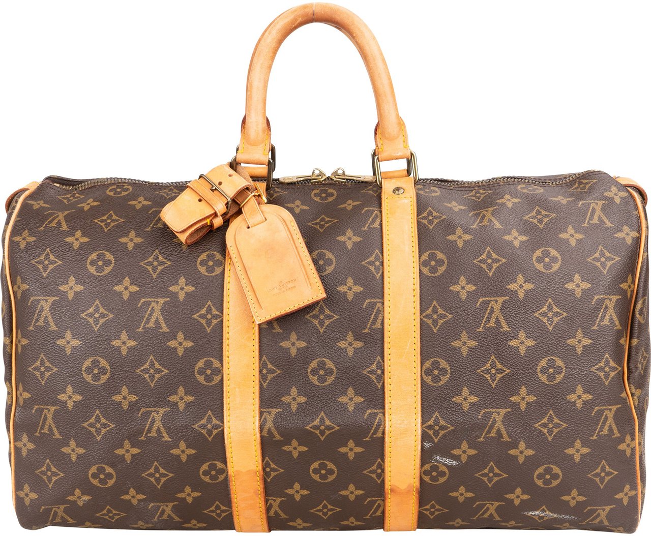 Louis Vuitton Louis Vuitton Canvas Monogram Keepall 45 Bruin