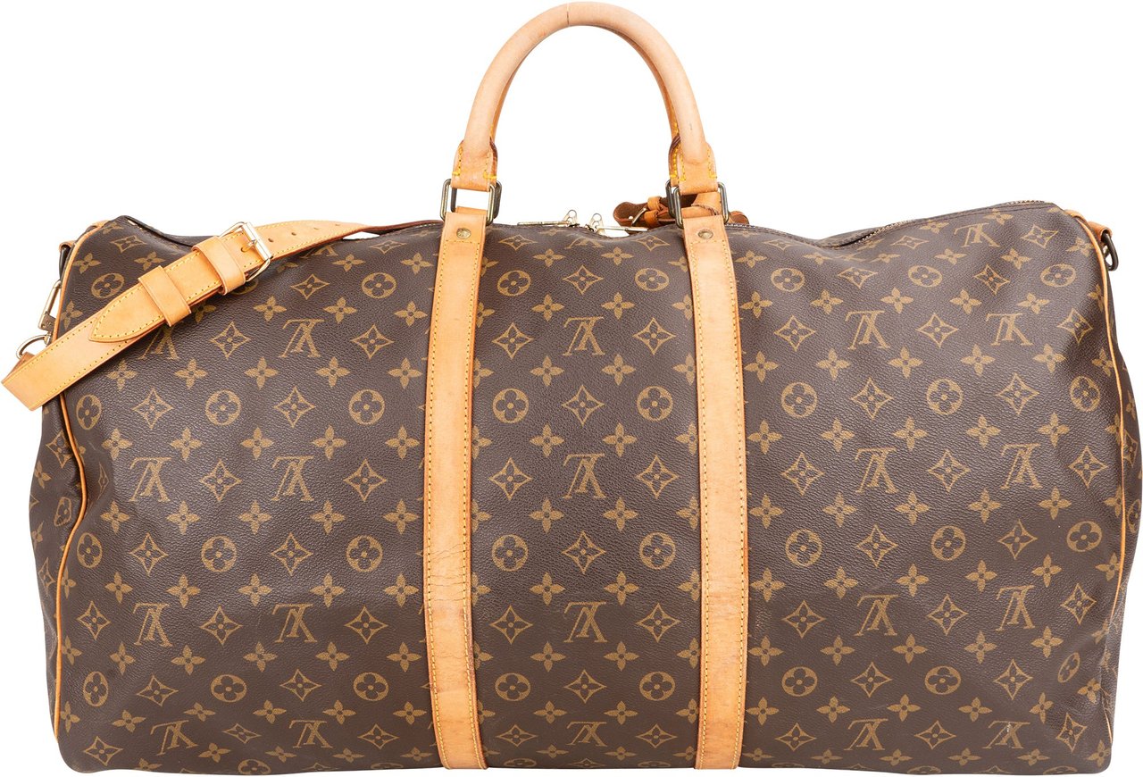 Louis Vuitton Louis Vuitton Canvas Monogram Keepall 60 Bandouliere Bruin