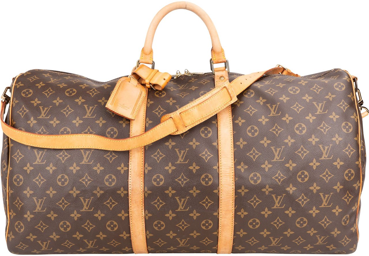 Louis Vuitton Louis Vuitton Canvas Monogram Keepall 60 Bandouliere Bruin