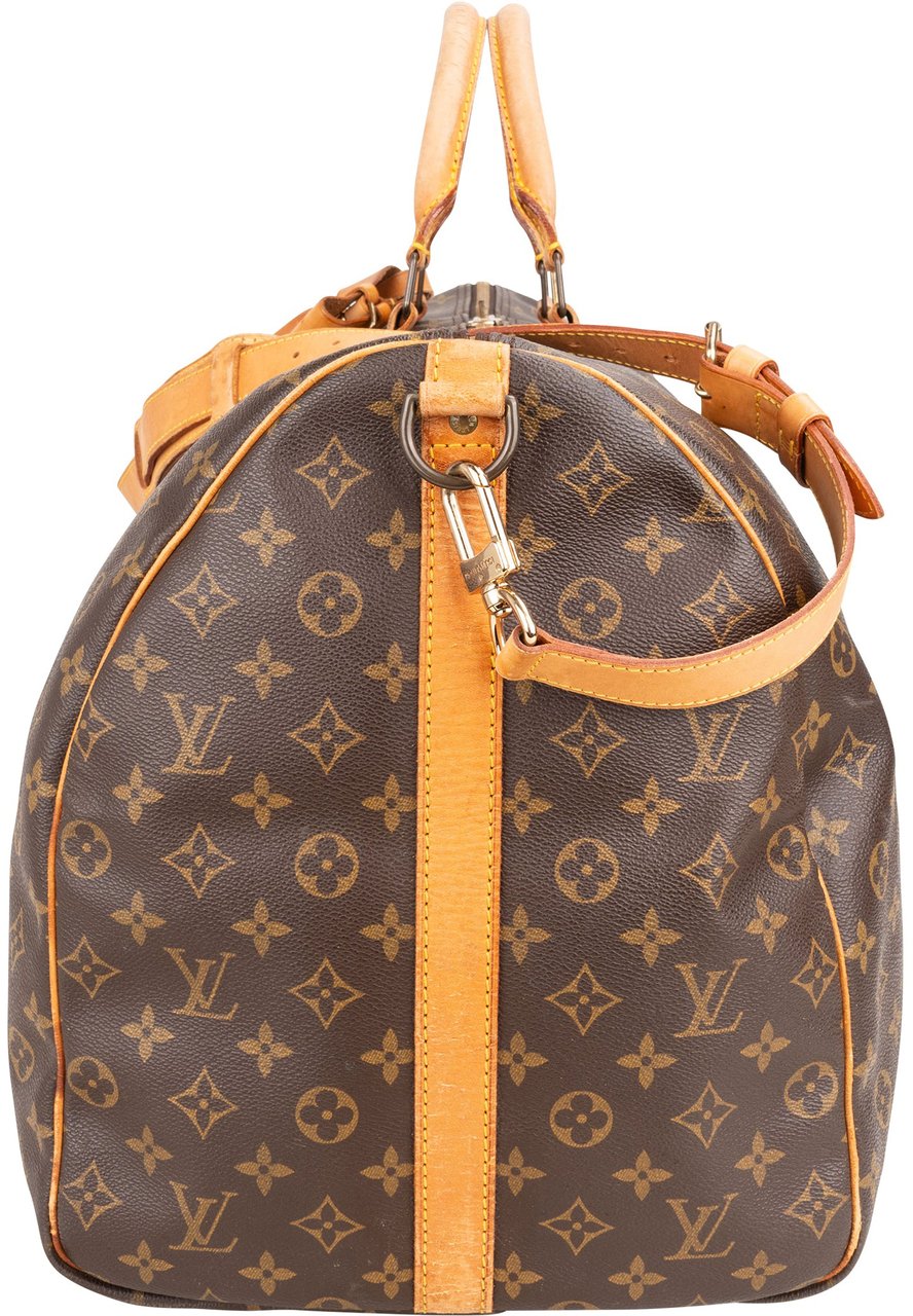 Louis Vuitton Louis Vuitton Canvas Monogram Keepall 60 Bandouliere Bruin