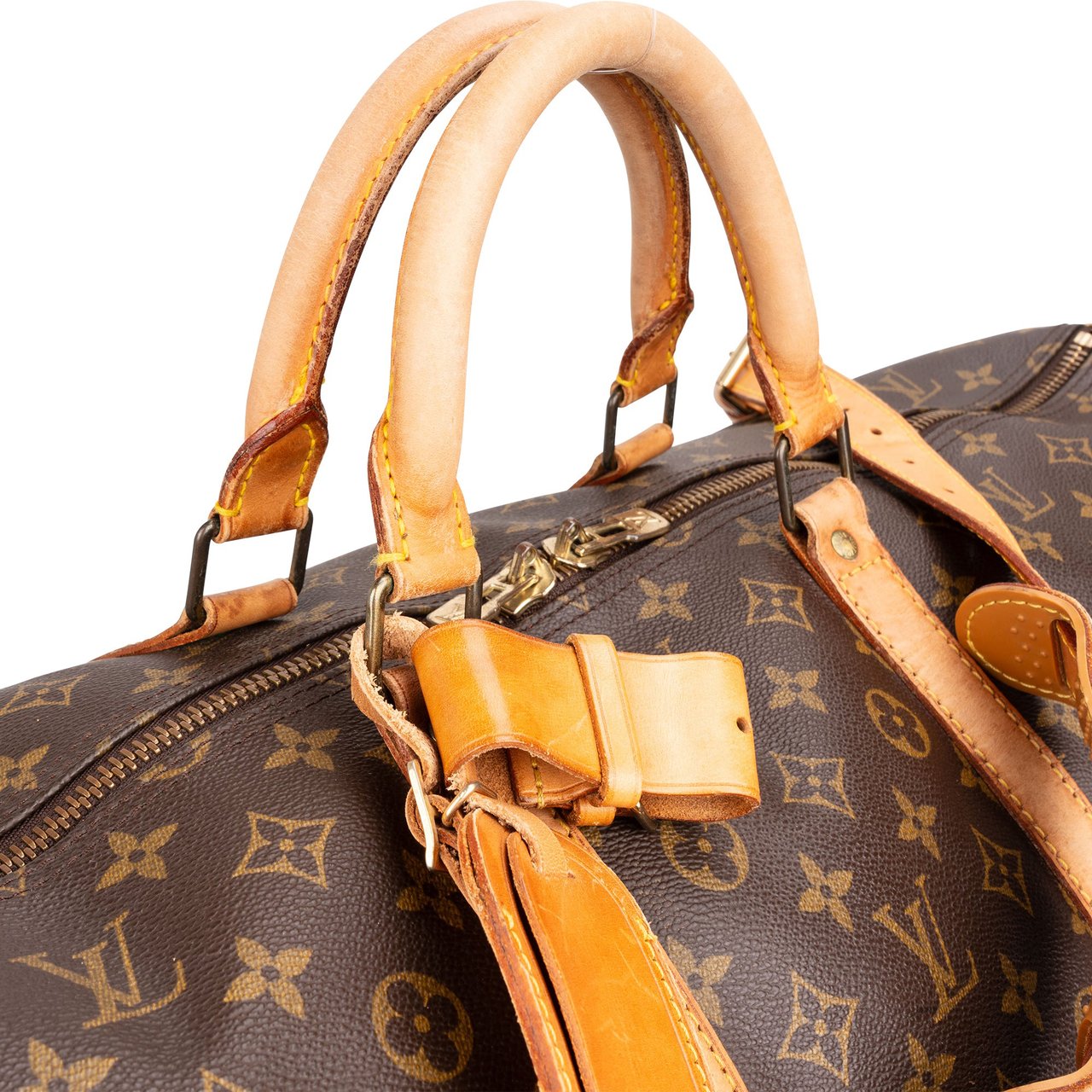 Louis Vuitton Louis Vuitton Canvas Monogram Keepall 60 Bandouliere Bruin