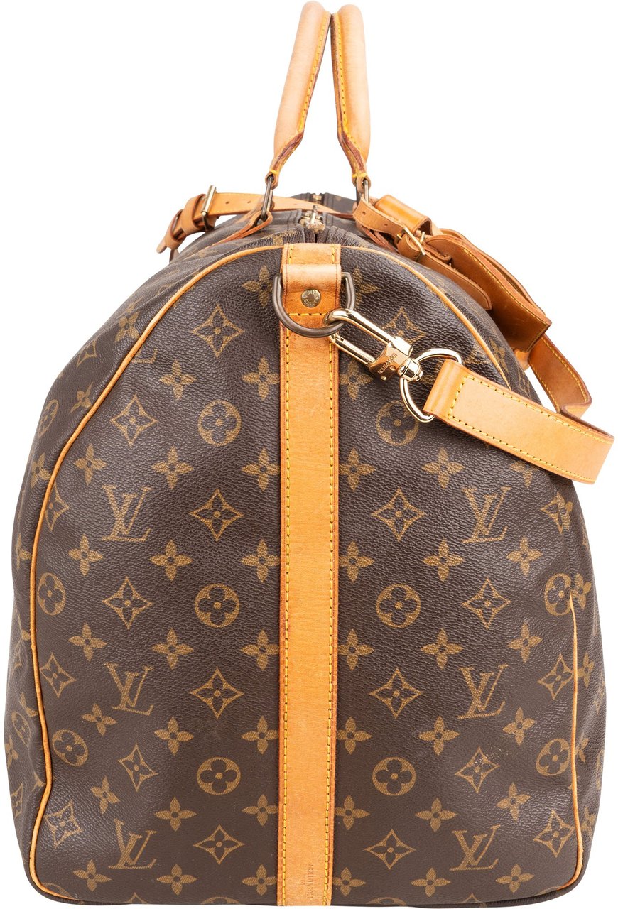 Louis Vuitton Louis Vuitton Canvas Monogram Keepall 60 Bandouliere Bruin