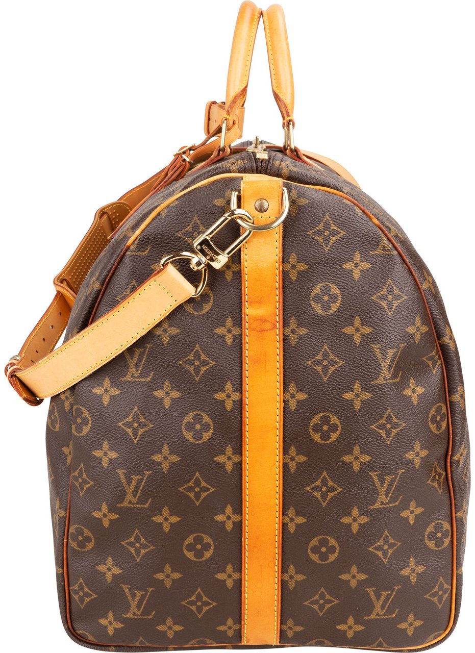 Louis Vuitton Louis Vuitton Canvas Monogram Keepall 60 Bandouliere Bruin