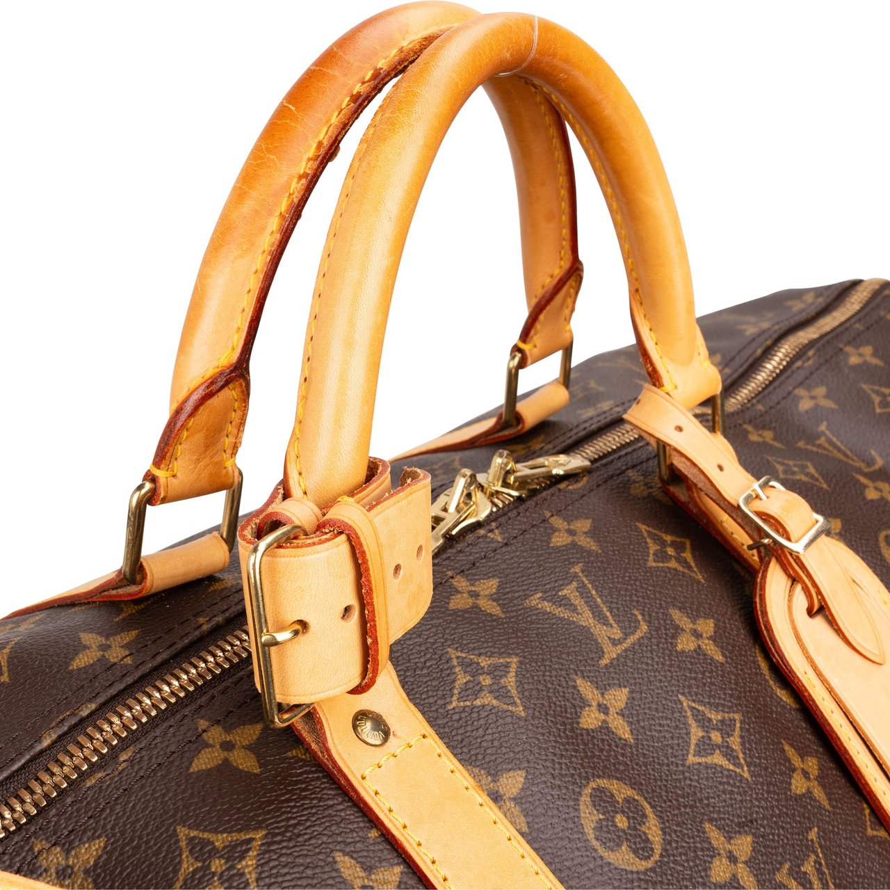 Louis Vuitton Louis Vuitton Canvas Monogram Keepall 60 Bandouliere Bruin