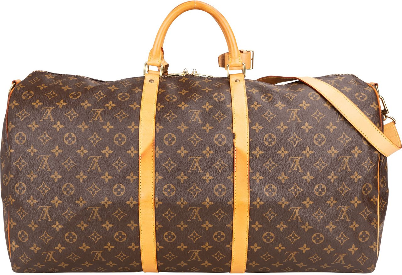 Louis Vuitton Louis Vuitton Canvas Monogram Keepall 60 Bandouliere Bruin
