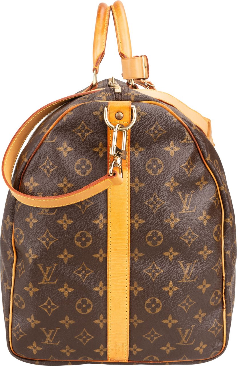 Louis Vuitton Louis Vuitton Canvas Monogram Keepall 60 Bandouliere Bruin