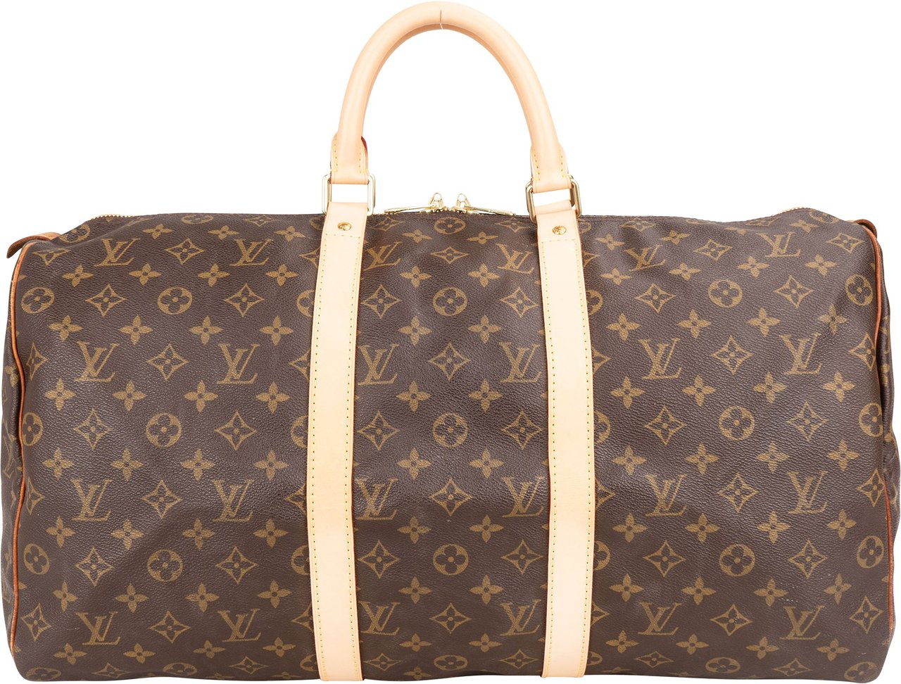 Louis Vuitton Louis Vuitton Canvas Monogram Keepall 50 Bruin
