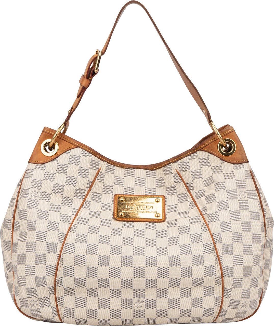 Louis Vuitton Louis Vuitton Damier Azur Monogram Galliera PM Handbag Wit