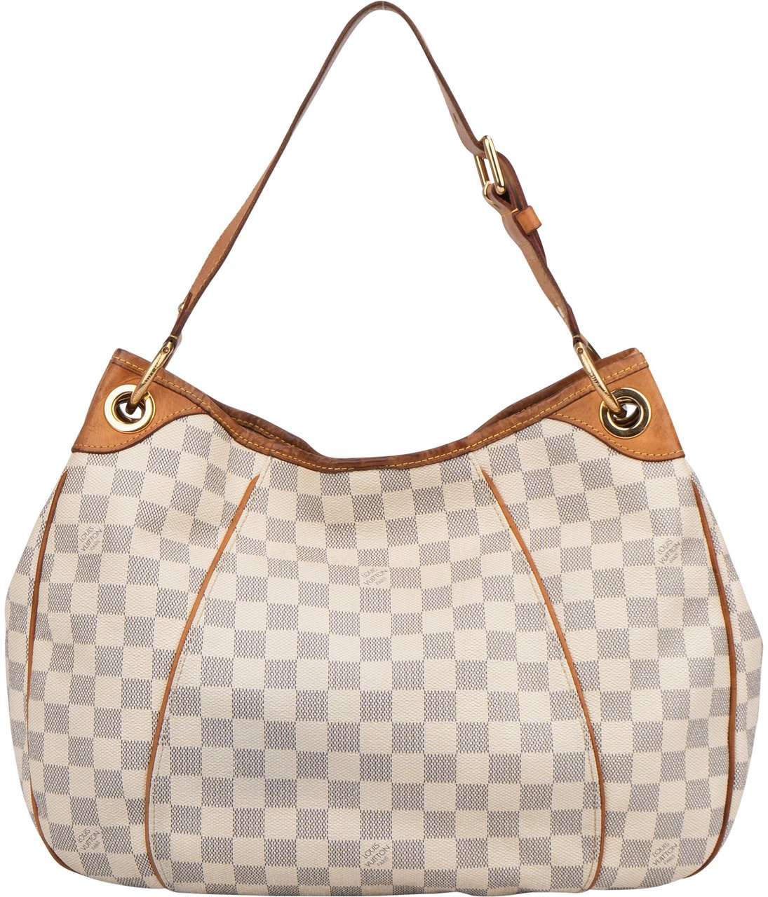 Louis Vuitton Louis Vuitton Damier Azur Monogram Galliera PM Handbag Wit
