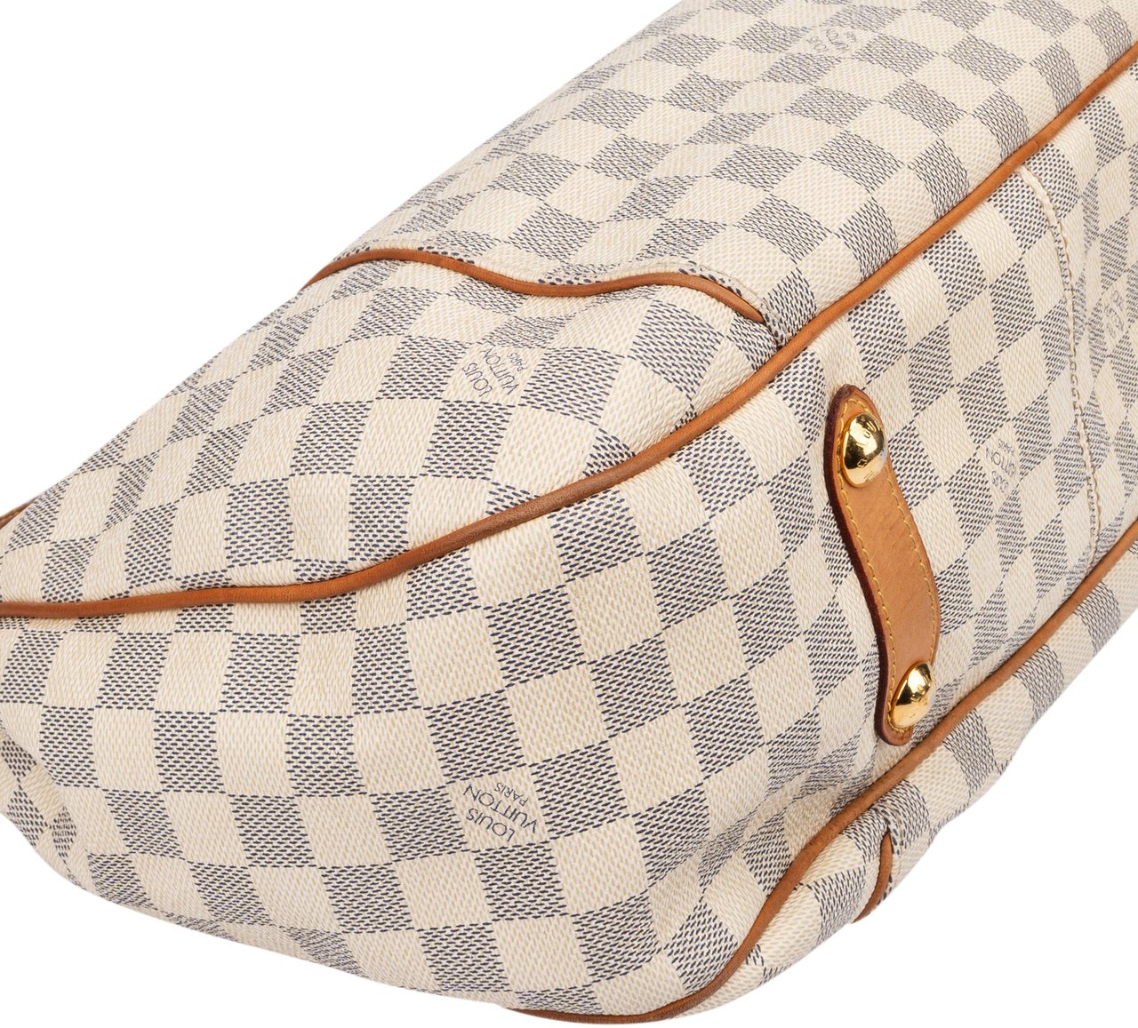 Louis Vuitton Louis Vuitton Damier Azur Monogram Galliera PM Handbag Wit