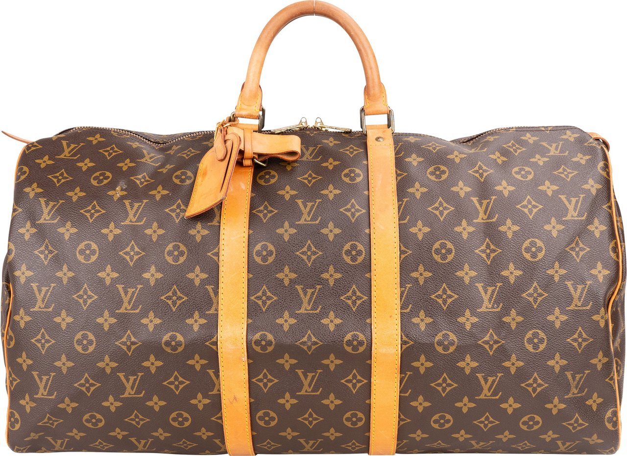 Louis Vuitton Louis Vuitton Canvas Monogram Keepall 55 Bruin