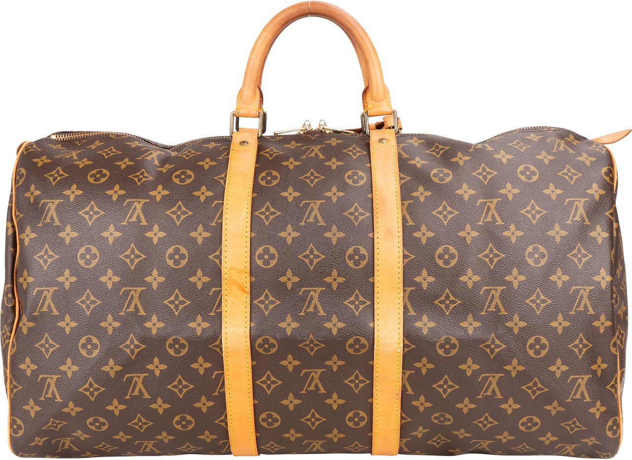 Louis Vuitton Louis Vuitton Canvas Monogram Keepall 55 Bruin