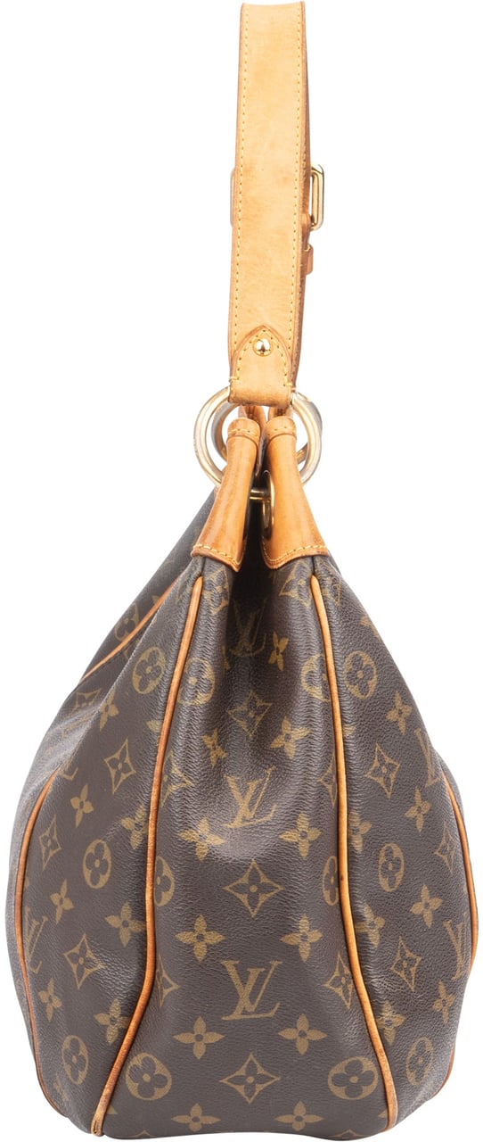 Louis Vuitton Louis Vuitton Canvas Monogram Galliera PM Handbag Bruin