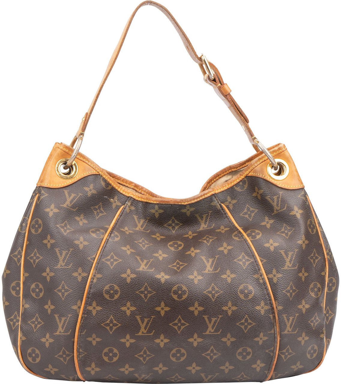 Louis Vuitton Louis Vuitton Canvas Monogram Galliera PM Handbag Bruin