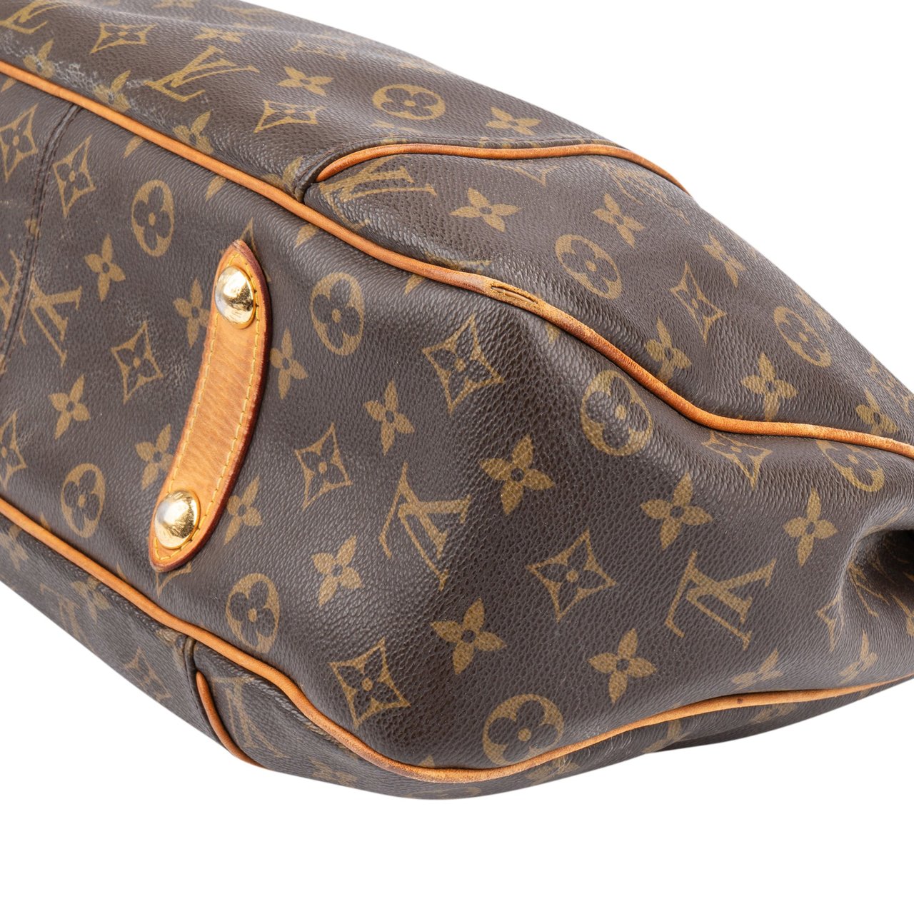 Louis Vuitton Louis Vuitton Canvas Monogram Galliera PM Handbag Bruin