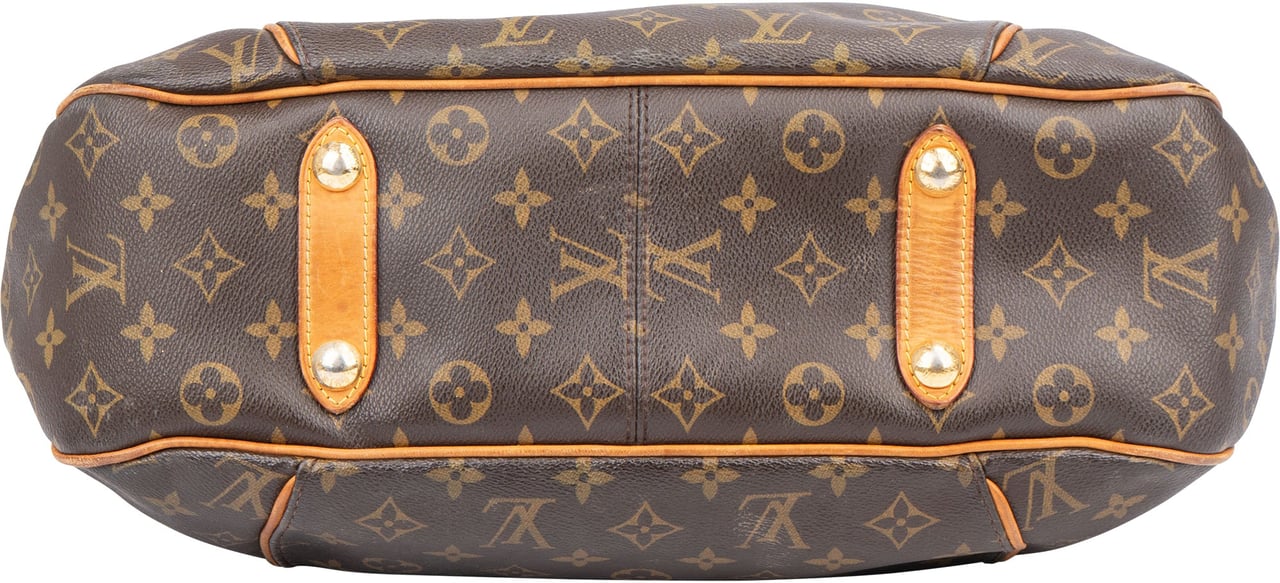 Louis Vuitton Louis Vuitton Canvas Monogram Galliera PM Handbag Bruin
