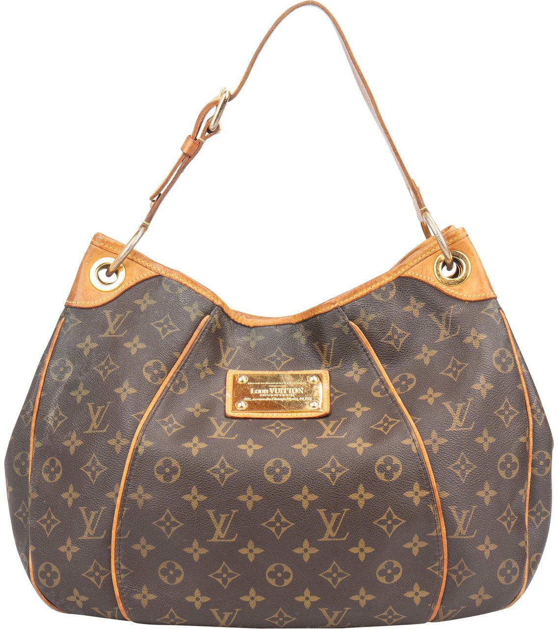 Louis Vuitton Louis Vuitton Canvas Monogram Galliera PM Handbag Bruin