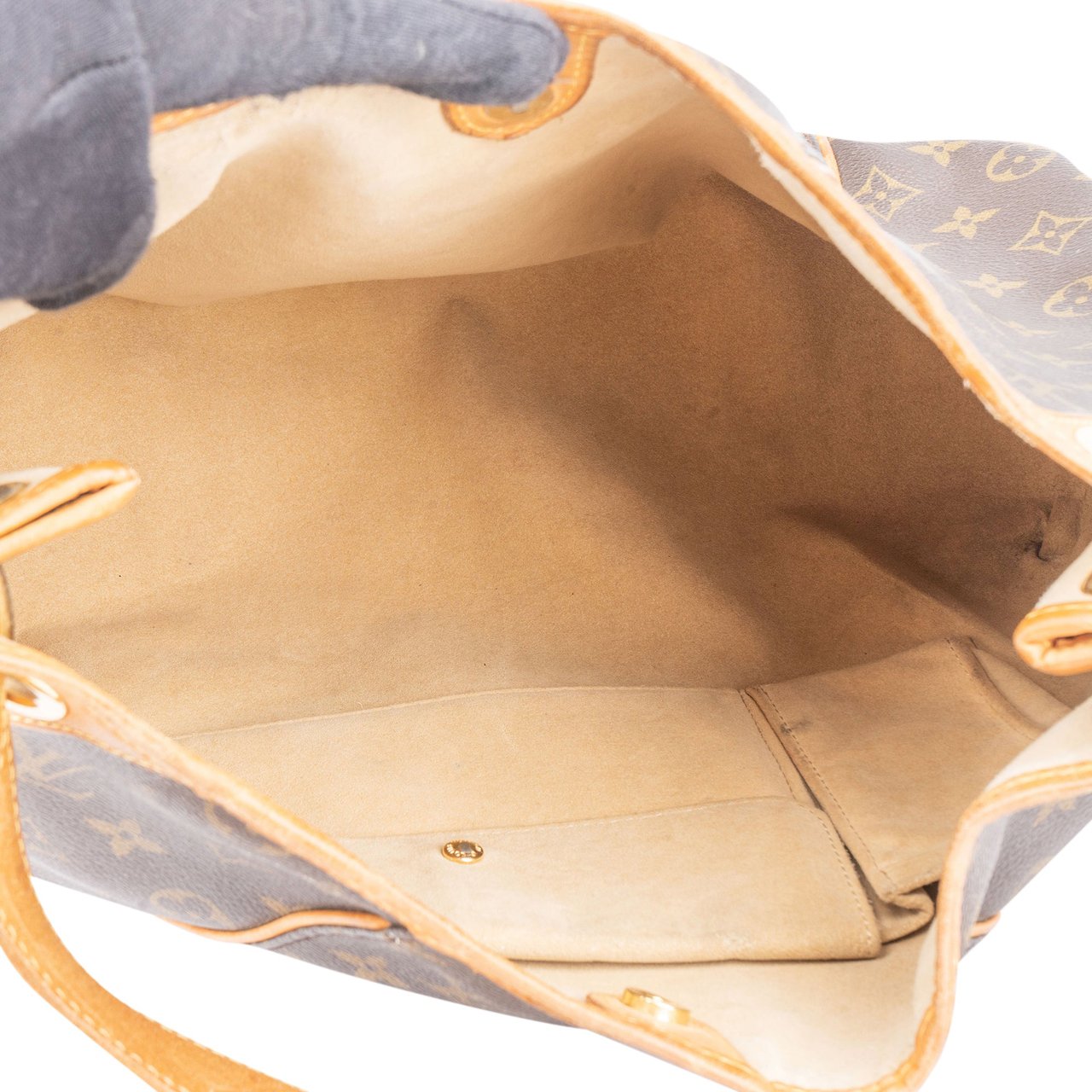 Louis Vuitton Louis Vuitton Canvas Monogram Galliera PM Handbag Bruin