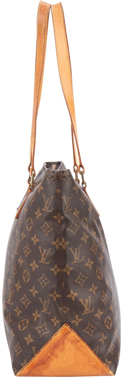 Louis Vuitton Louis Vuitton Canvas Monogram Cabas Mezzo Shoulder Bag Bruin