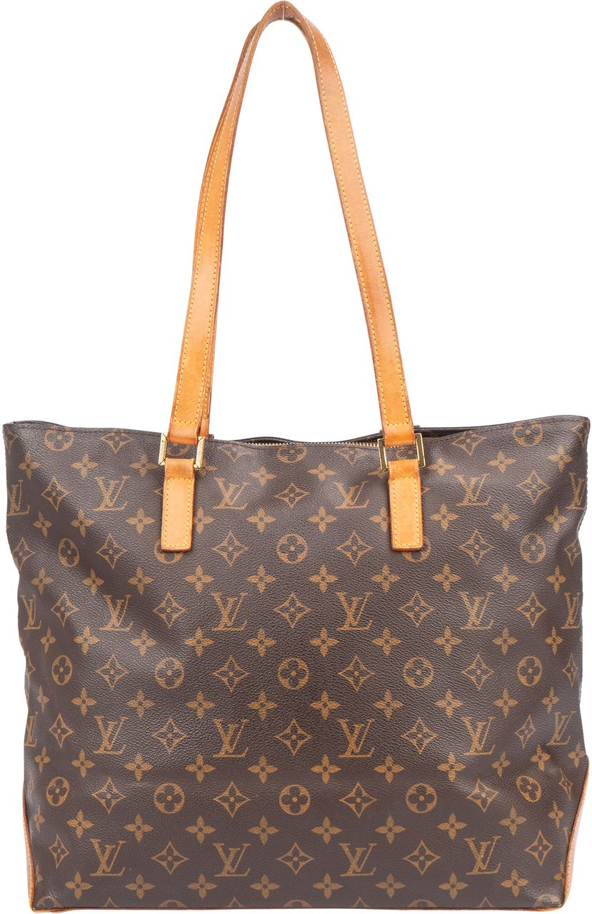 Louis Vuitton Louis Vuitton Canvas Monogram Cabas Mezzo Shoulder Bag Bruin