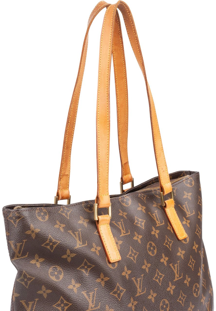 Louis Vuitton Louis Vuitton Canvas Monogram Cabas Mezzo Shoulder Bag Bruin