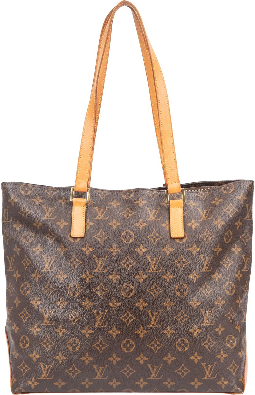 Louis Vuitton Louis Vuitton Canvas Monogram Cabas Mezzo Shoulder Bag Bruin