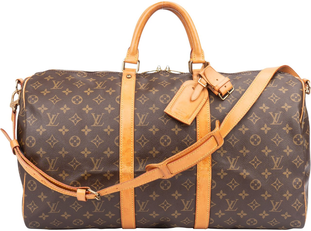 Louis Vuitton Louis Vuitton Canvas Monogram Keepall 50 Bandouliere Bruin