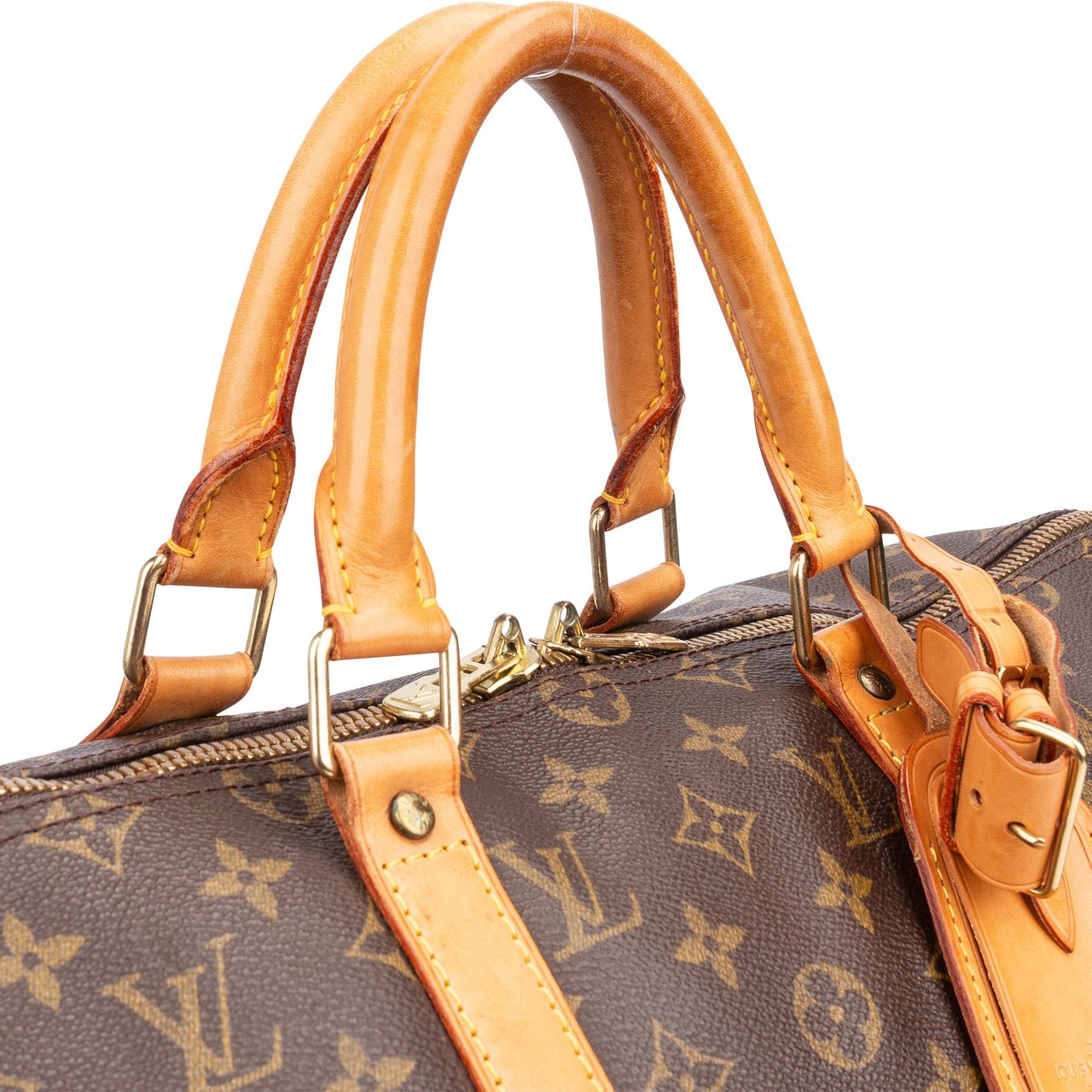 Louis Vuitton Louis Vuitton Canvas Monogram Keepall 50 Bandouliere Bruin
