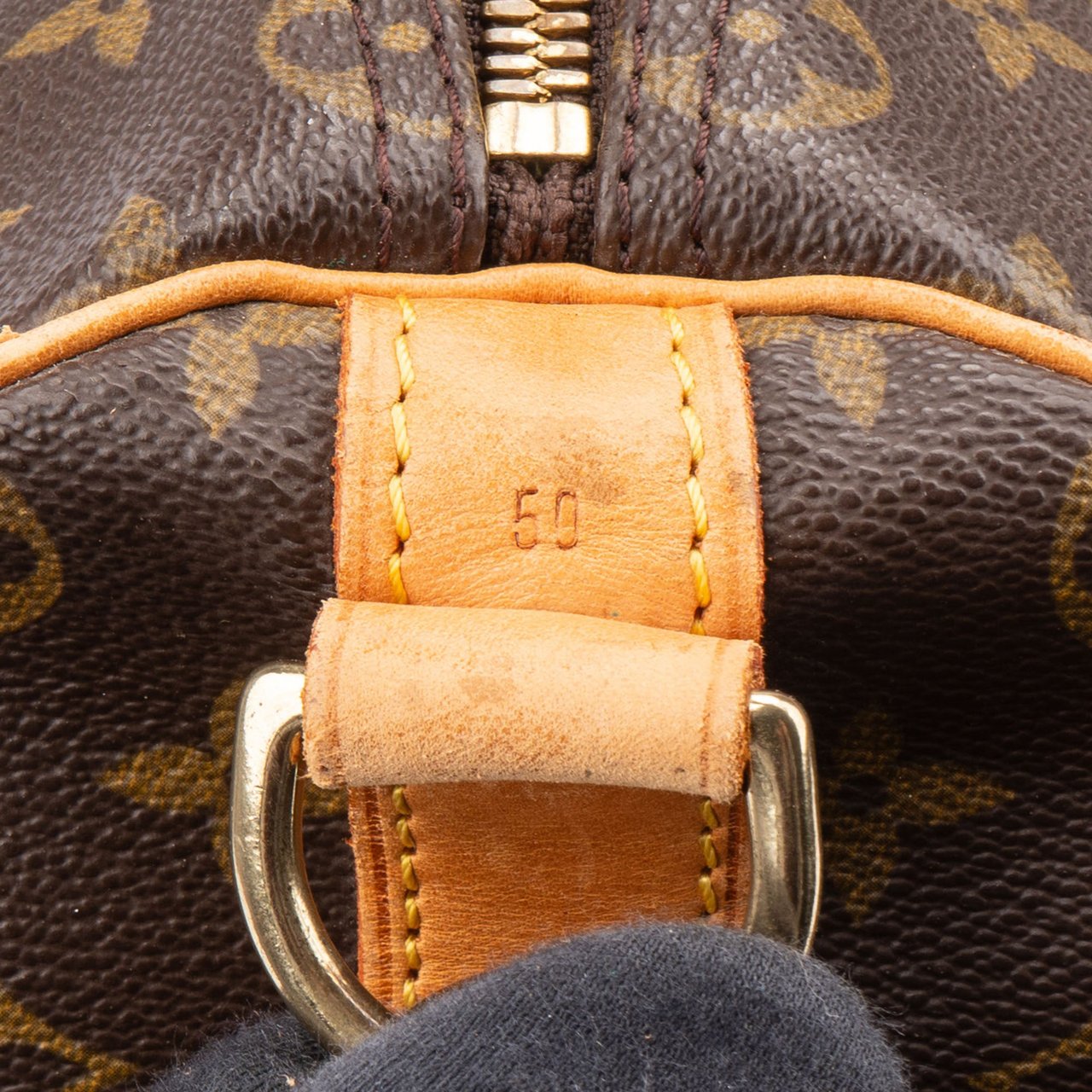 Louis Vuitton Louis Vuitton Canvas Monogram Keepall 50 Bandouliere Bruin