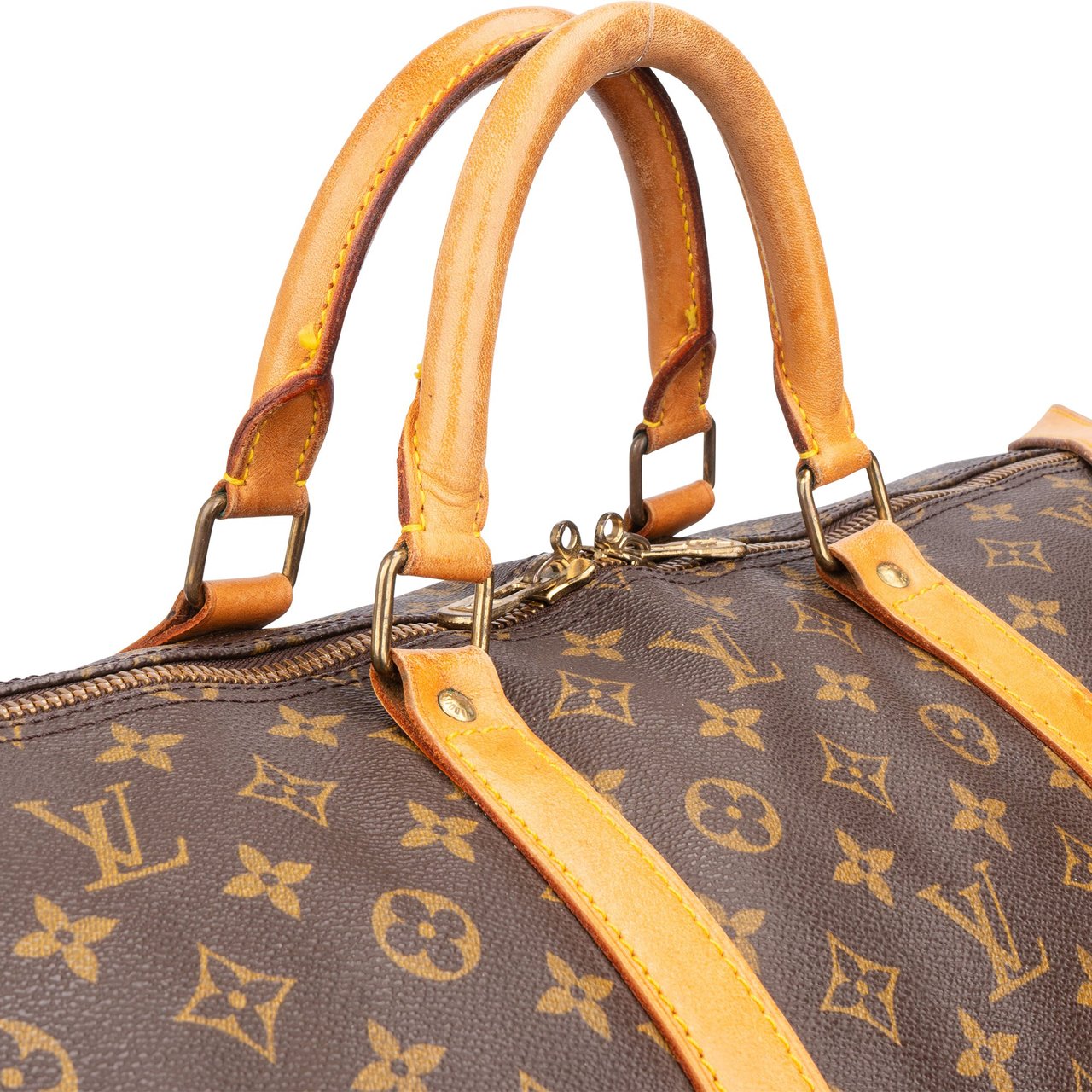 Louis Vuitton Louis Vuitton Canvas Monogram Keepall 60 Bandouliere Bruin