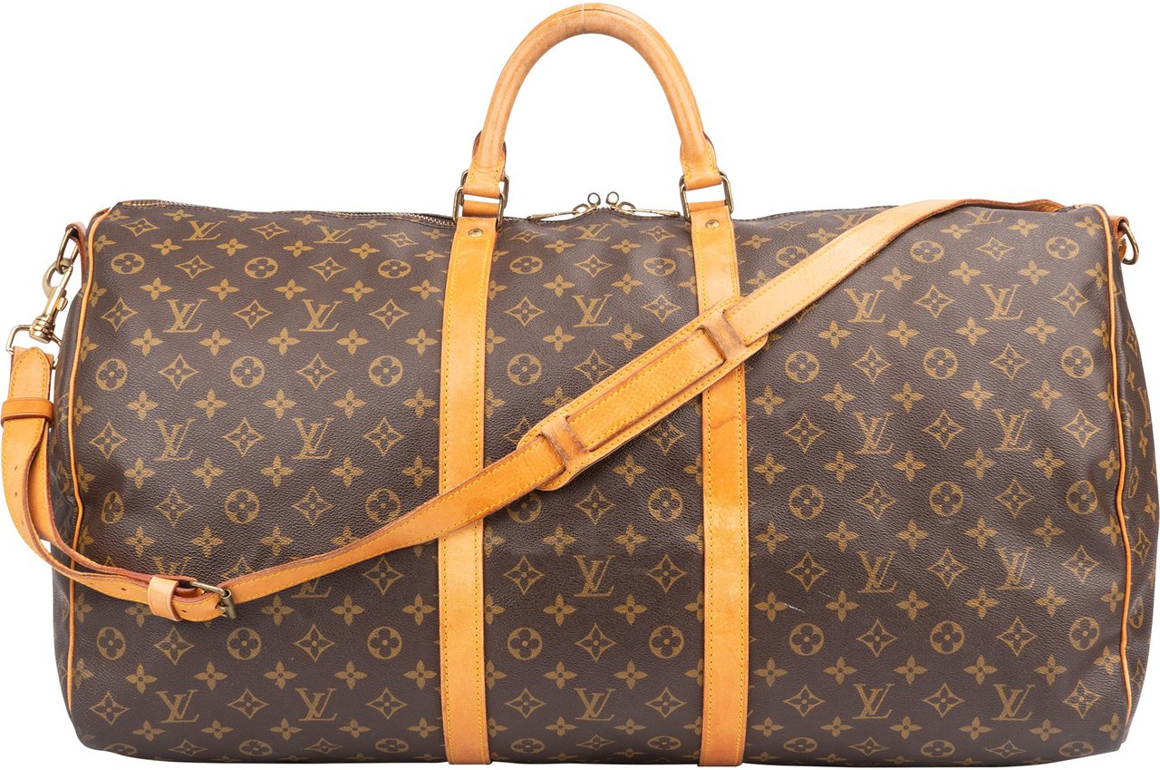 Louis Vuitton Louis Vuitton Canvas Monogram Keepall 60 Bandouliere Bruin