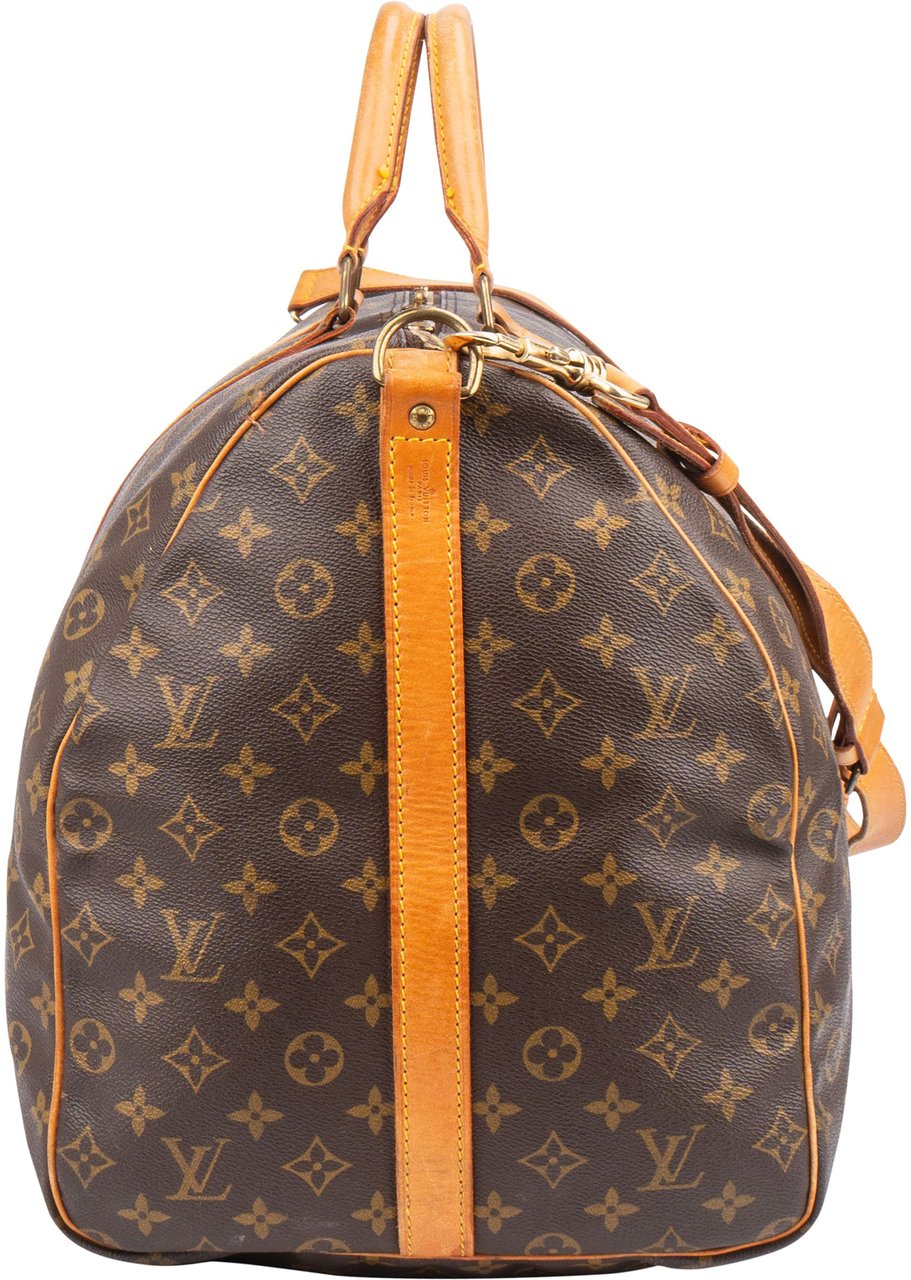 Louis Vuitton Louis Vuitton Canvas Monogram Keepall 60 Bandouliere Bruin