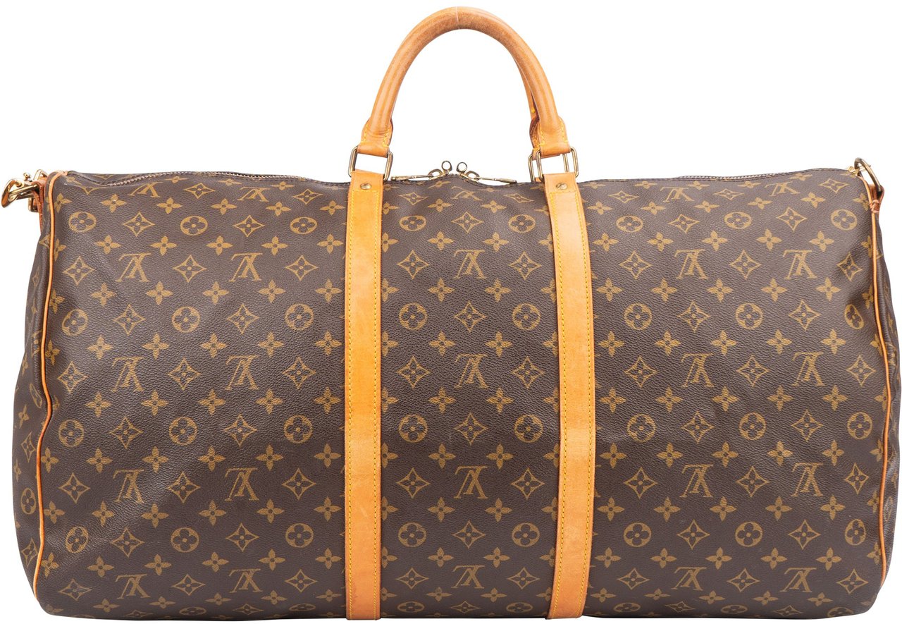 Louis Vuitton Louis Vuitton Canvas Monogram Keepall 60 Bandouliere Bruin