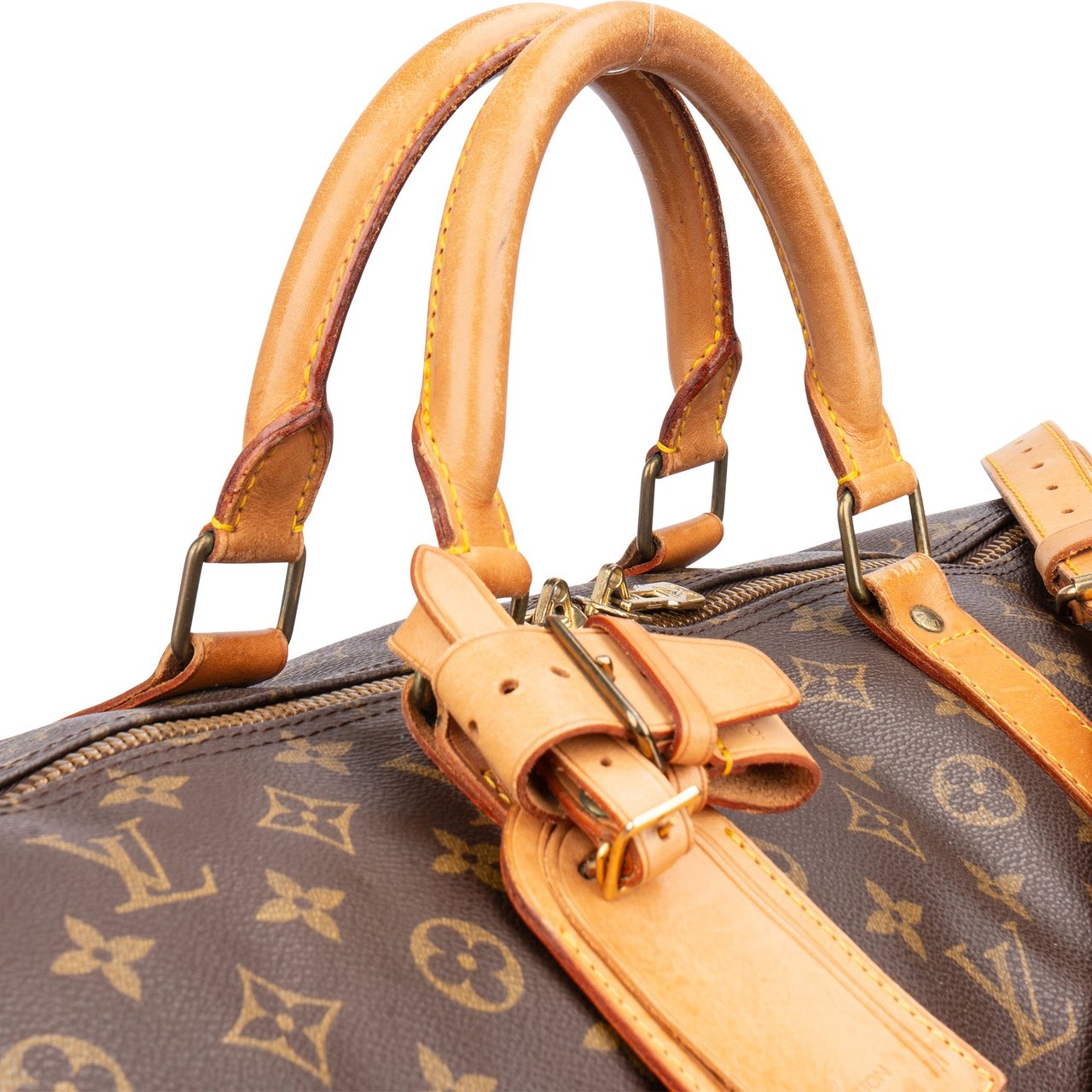 Louis Vuitton Louis Vuitton Canvas Monogram Keepall 60 Bandouliere Bruin