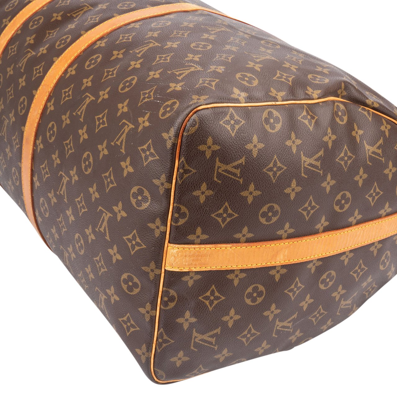 Louis Vuitton Louis Vuitton Canvas Monogram Keepall 60 Bandouliere Bruin