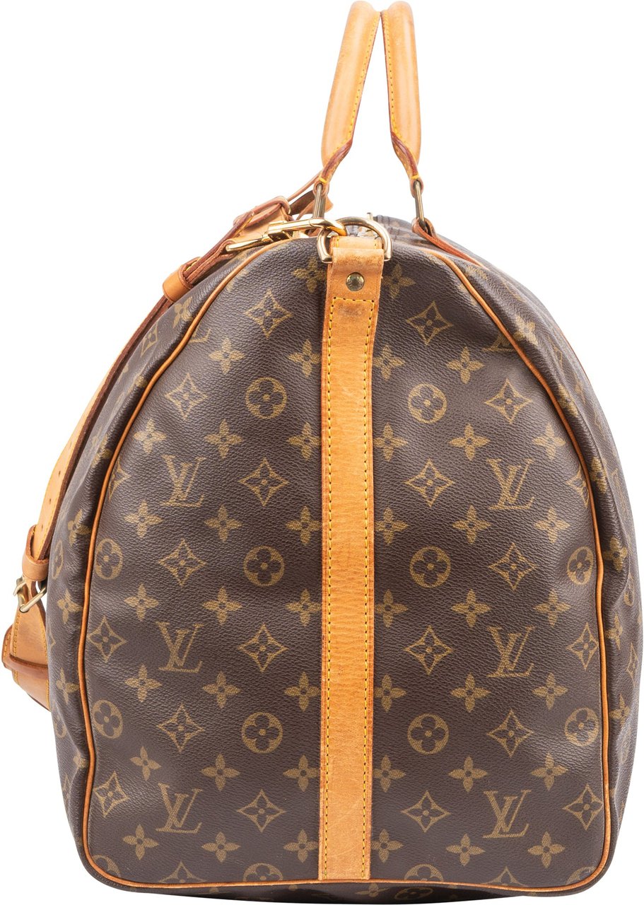 Louis Vuitton Louis Vuitton Canvas Monogram Keepall 60 Bandouliere Bruin
