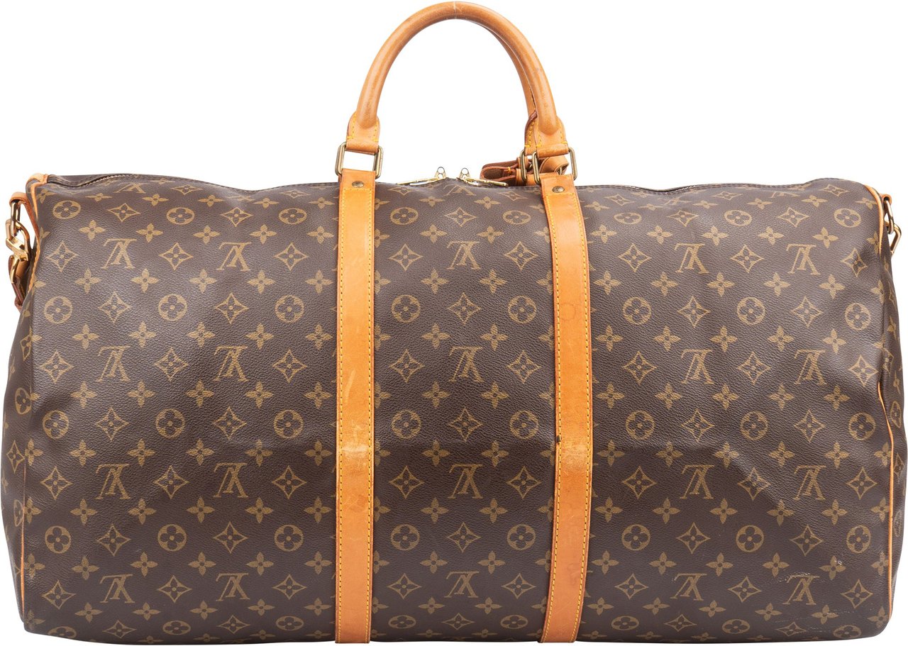 Louis Vuitton Louis Vuitton Canvas Monogram Keepall 60 Bandouliere Bruin
