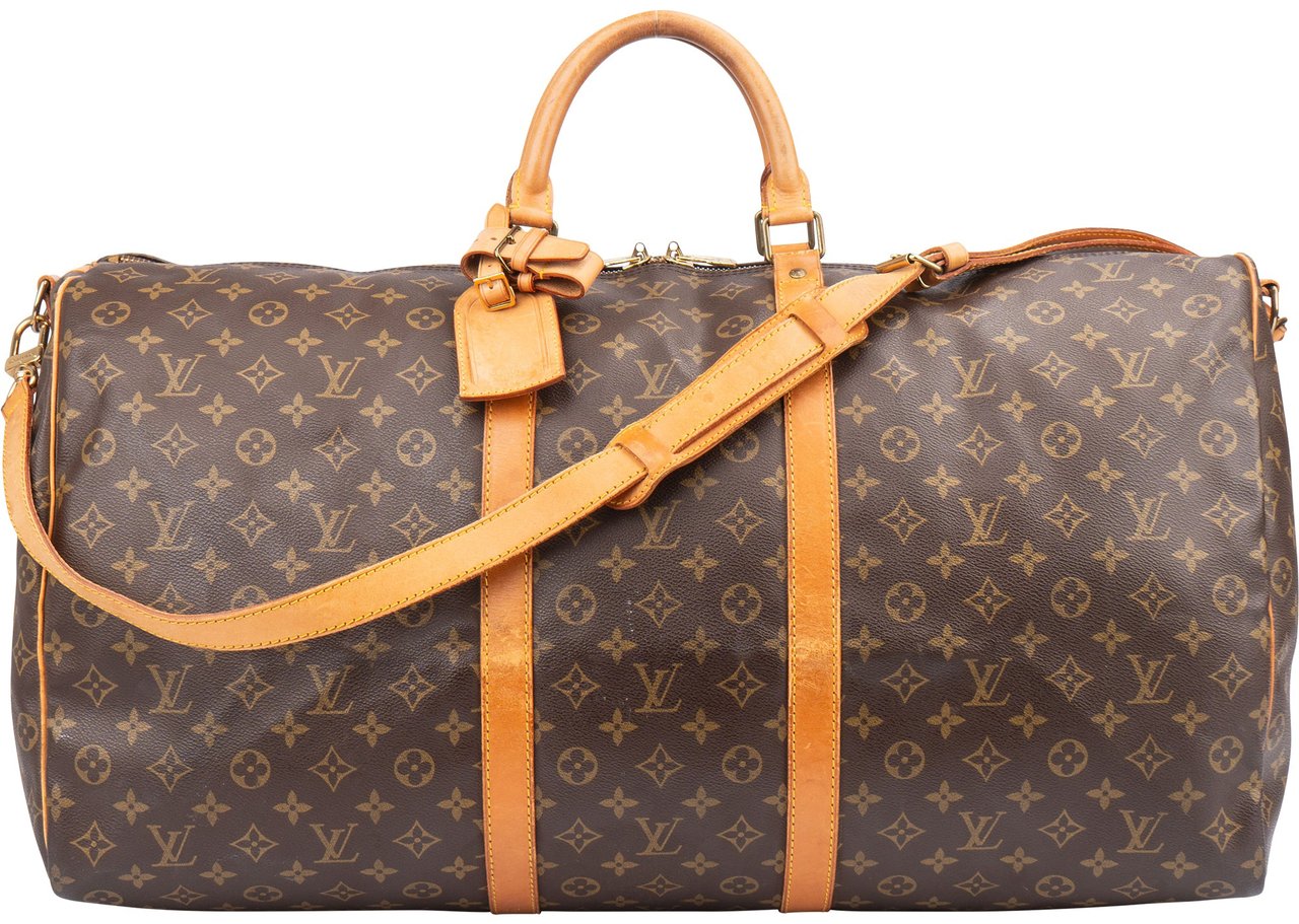 Louis Vuitton Louis Vuitton Canvas Monogram Keepall 60 Bandouliere Bruin